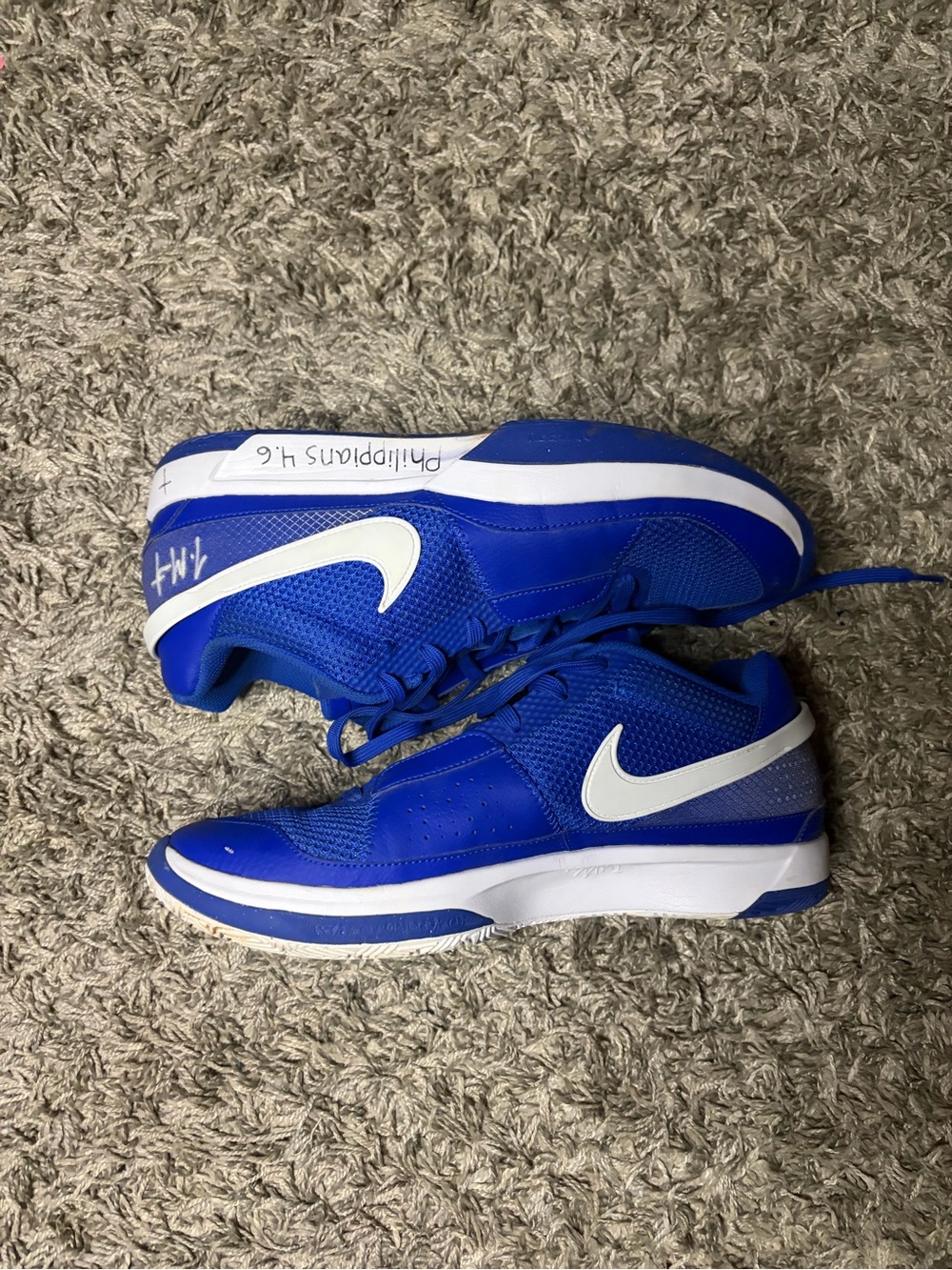 Nike Kids Blue and White Athletic Sneakers